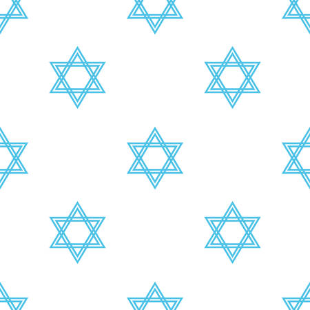Jewish holiday Hanukkah seamless pattern.のイラスト素材