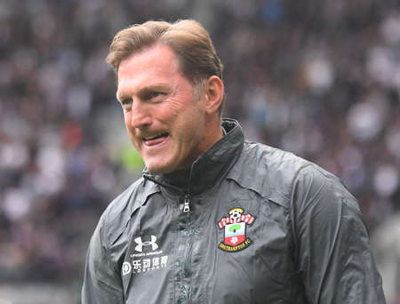 LONDON, ENGLAND - SEPTEMBER 28, 2019: Southampton Manager Ralph Hasenhuttl pictured ahead of the 2019/20 Premier League game between Tottenham Hotspur FC and Southamtpon FC at Tottenham Hotspur Stadium.のeditorial素材