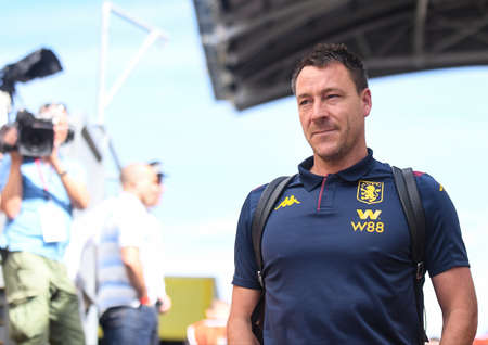 LONDON, ENGLAND - AUGUST 31, 2019: John Terry of Villa pictured ahead of  the 2019/20 Premier League game between Crystal Palace FC and Aston Villa FC at Selhurst Park.のeditorial素材