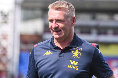 LONDON, ENGLAND - AUGUST 31, 2019: Villa manager Dean Smith pictured ahead of  the 2019/20 Premier League game between Crystal Palace FC and Aston Villa FC at Selhurst Park.のeditorial素材
