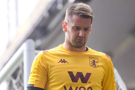 LONDON, ENGLAND - AUGUST 31, 2019: Tom Heaton of Villa pictured ahead of  the 2019/20 Premier League game between Crystal Palace FC and Aston Villa FC at Selhurst Park.のeditorial素材