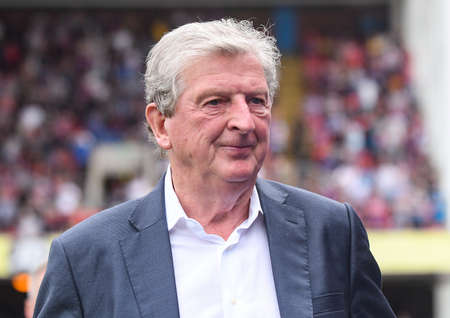 LONDON, ENGLAND - AUGUST 31, 2019: Palace manager Roy Hodgson  pictured ahead of  the 2019/20 Premier League game between Crystal Palace FC and Aston Villa FC at Selhurst Park.のeditorial素材