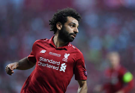 MADRID, SPAIN - JUNE 1, 2019: Mohamed Salah of Liverpool pictured during the 2018/19 UEFA Champions...
