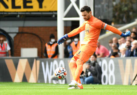 LONDON, ENGLAND - SEPTEMBER 11, 2021: Hugo Lloris of Tottenham pictured during the 2021/22 Premier League matchweek 4 game between Crystal Palace FC and Tottenham Hotspur.のeditorial素材