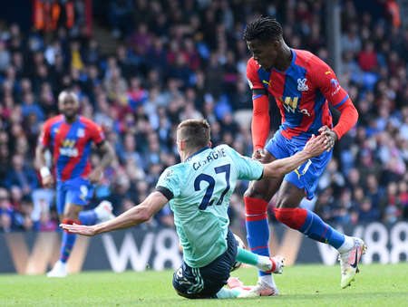 LONDON, ENGLAND - OCTOBER 3, 2021: Odsonne Edouard of Palace pictured during the 2021-22 Premier...