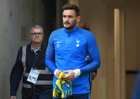 LONDON, ENGLAND - AUGUST 5, 2017: Hugo Lloris of Tottenham pictuerd prior to the friendly game...