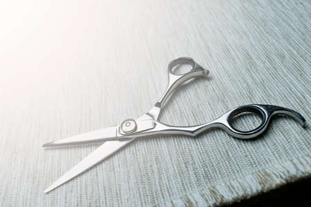 Stylish Professional Barber Scissorsの写真素材