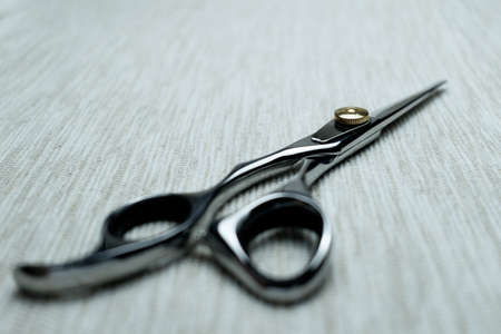 Stylish Professional Barber Scissorsの写真素材