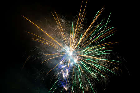 fireworks in the skyの写真素材