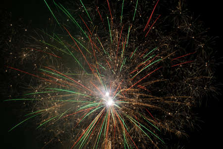 fireworks in the skyの写真素材