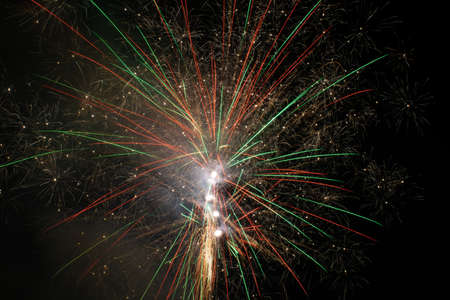 fireworks in the skyの写真素材