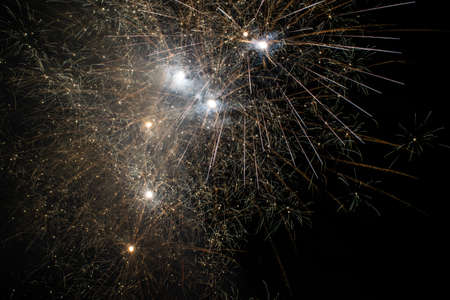fireworks in the skyの写真素材
