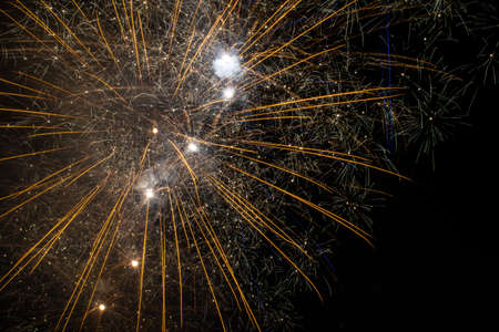 fireworks in the skyの写真素材