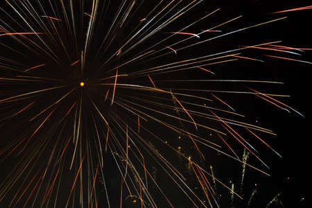 fireworks in the skyの写真素材