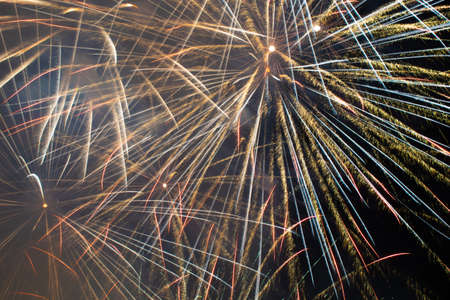 fireworks in the skyの写真素材
