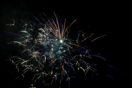 fireworks in the skyの写真素材