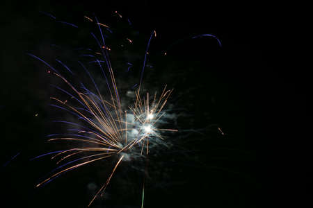 fireworks in the skyの写真素材