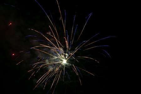 fireworks in the skyの写真素材