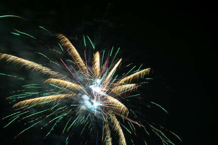 fireworks in the skyの写真素材