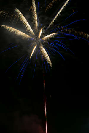 fireworks in the skyの写真素材
