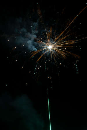 fireworks in the skyの写真素材