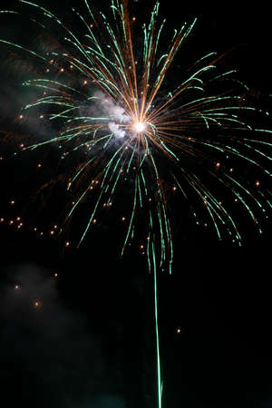 fireworks in the skyの写真素材