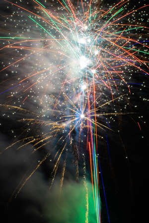 fireworks in the skyの写真素材