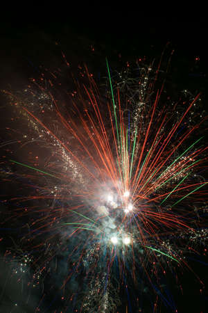 fireworks in the skyの写真素材