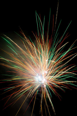 fireworks in the skyの写真素材