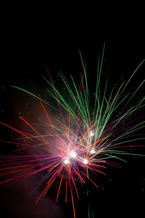fireworks in the skyの写真素材