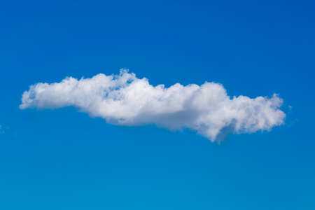 The vast blue sky and clouds skyの写真素材