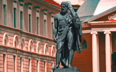 Hercules statue in Herculane resort, Romania - Europe