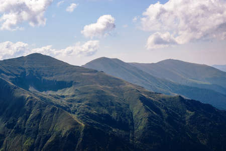 Fagatas mountains in Romania. beautiful summer nature sceneryの写真素材