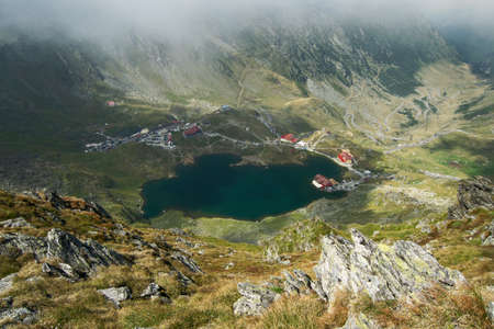Panorama from 2000 meters altitude where you can see BÃ¢lea Lac, BÃ¢lea Lac chalet and...