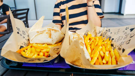tortillas Mexican fast food - junk foodの写真素材