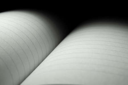 Open book on light table. Back to school. Copy spaceの写真素材