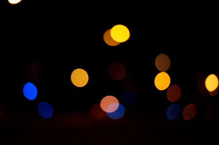 Lights in the city with lights blurred background for graphic design.の写真素材