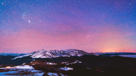 Astro photography on the Tarcu Mountains in Romania.