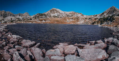Landscape with Lake Bucura in the Retezat Mountains