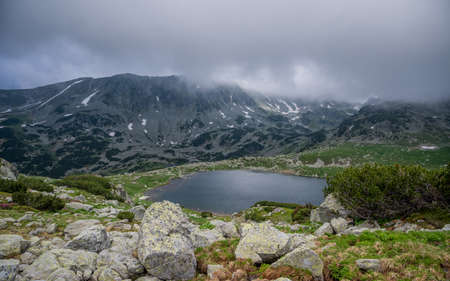 Landscape at the top of the Retezat mountains. Romania, Hunedoara.の写真素材