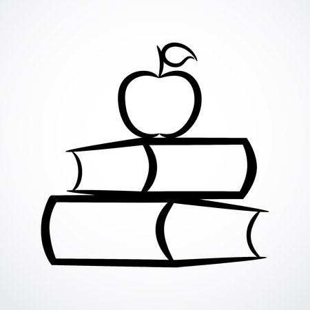 Contour illustration. Vector design.のイラスト素材