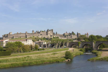 City of Carcassonne, Franceのeditorial素材