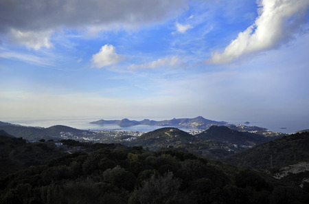Views from famous tourism city Bodrum Turkeyの写真素材