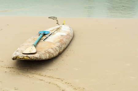 boat and oarの写真素材