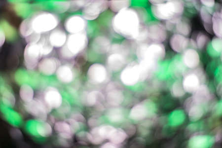 oval green and pink bokeh for backgroundの写真素材