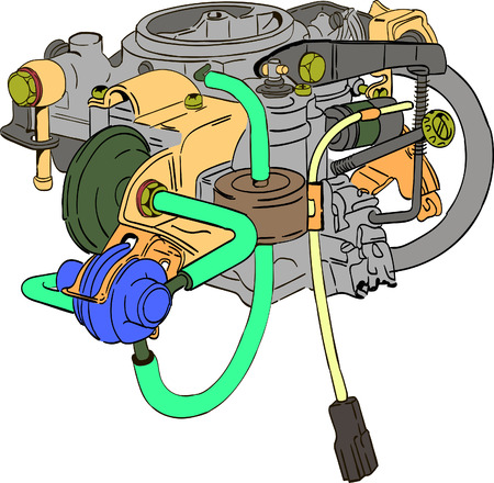 carburetorのイラスト素材