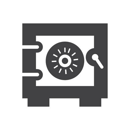Safe vector icon. vector safe illustration icon for website or mobile appsのイラスト素材