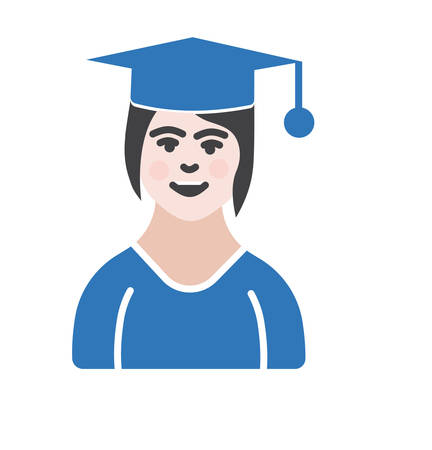 Professor or teacher icon- vector learning signのイラスト素材