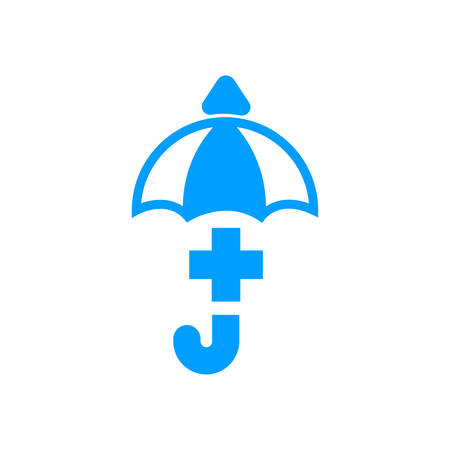 umbrella icon- Health care and medical vector icon.のイラスト素材