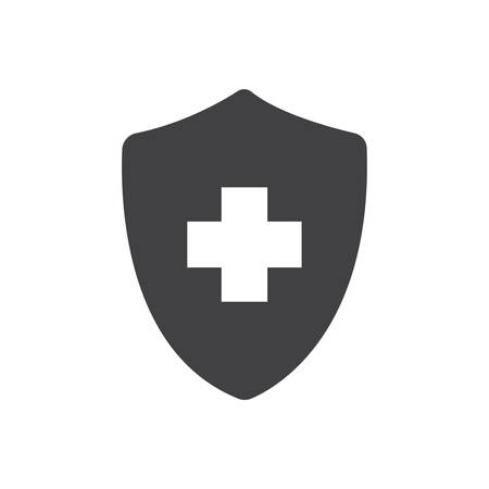 Protection Icon- Medical and healthcare protection vector icon.のイラスト素材